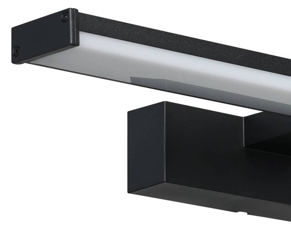 EGLO Kinkiet Pandella 1, czarny, łazienka, aluminium, nowoczesny