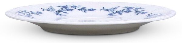 Biały/niebieski porcelanowy spodek ø 16,5 cm Retro – BonBistro