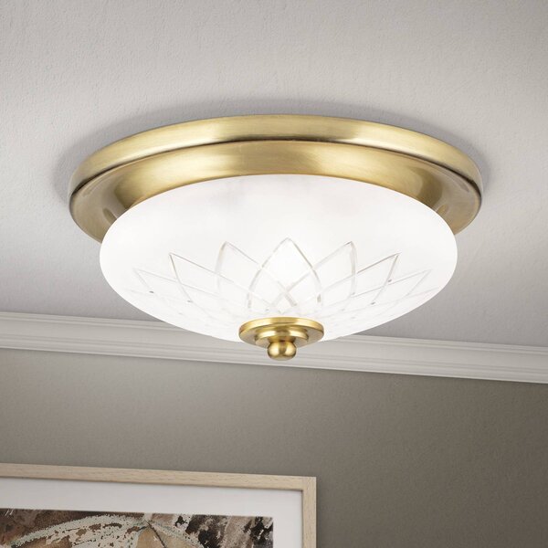 ORION Lampa sufitowa Porto, możliwość ściemniania, brązowy / mosiężny, salon / jadalnia, szkło, antyczny