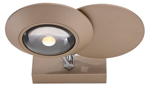 Lampa Ścienna PURE, Oculis, ściemnialny, antyczny mosiądz, sypialnia, metal, nowoczesny