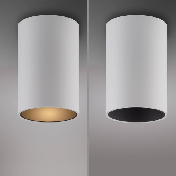 Lampa Sufitowa PURE, Point, ściemnialny, biały, łazienka, metal, nowoczesny
