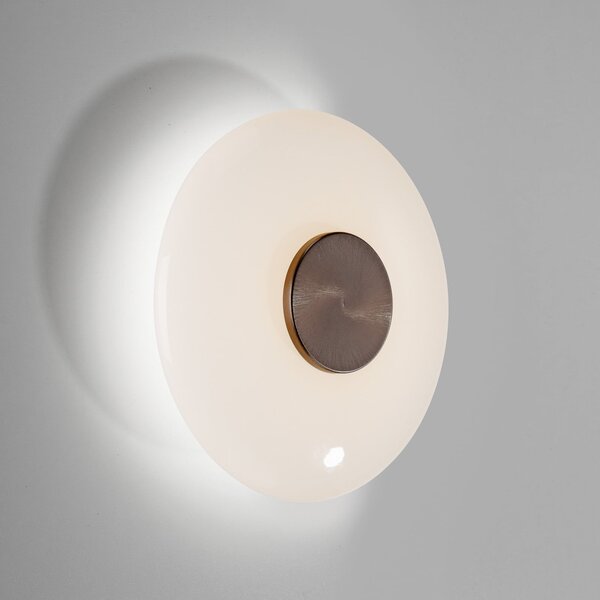 Lampa Ścienna PURE, Vitrum, ściemnialny, brąz rdzawy, salon, szkło, nowoczesny