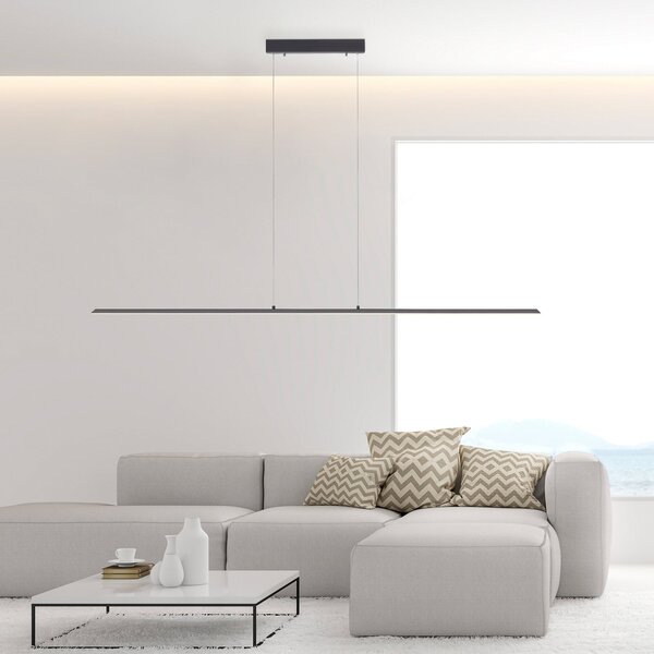 Lampa Wisząca PURE, PURE Lite, ściemnialny, czarny, salon, aluminium, nowoczesny