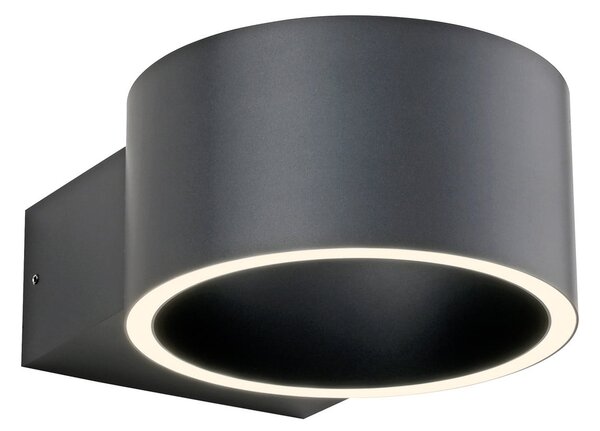 Lampa Ścienna PURE, PURE Clipse, ściemnialny, szary, salon, aluminium, nowoczesny