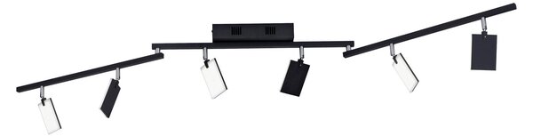 Lampa Sufitowa PURE, Mira, ściemnialny, czarny, salon, metal, nowoczesny