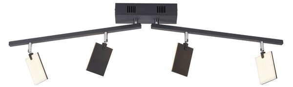 Lampa Sufitowa PURE, Mira, ściemnialny, czarny, salon, metal, nowoczesny