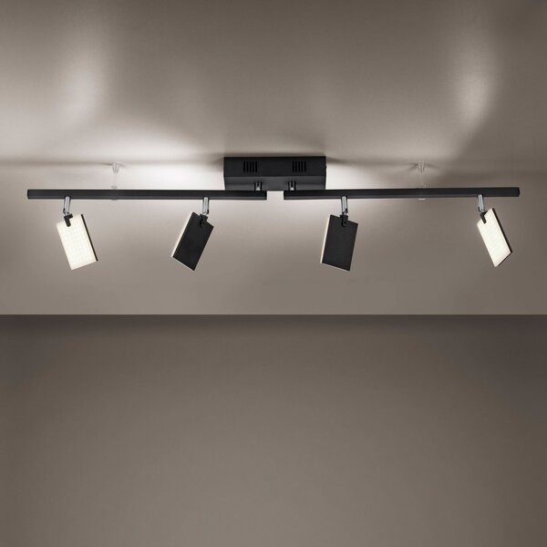 Lampa Sufitowa PURE, Mira, ściemnialny, czarny, salon, metal, nowoczesny