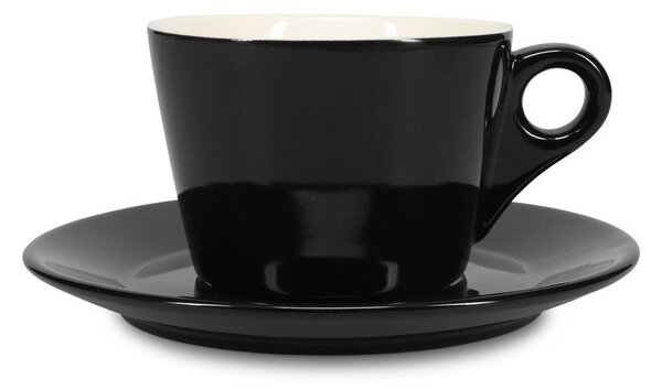 Czarny porcelanowy spodek ø 16,5 cm Barista – BonBistro