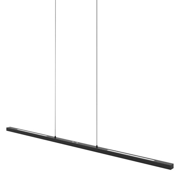Steinhauer Lampa wisząca Bande, możliwość ściemniania, czarny, salon / jadalnia, metal, nowoczesny