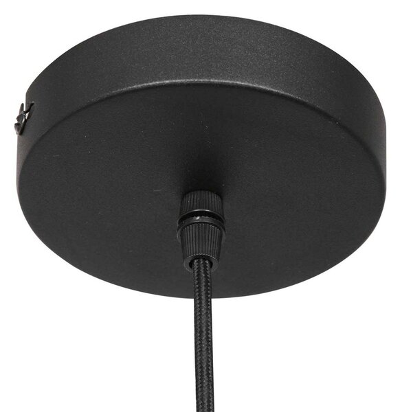 Steinhauer Lampa wisząca szklana Bollique, możliwość ściemniania, mosiężny / złoty, salon / jadalnia, metal