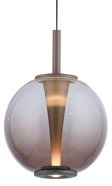 Lampa Wisząca PURE, Infinity, ściemnialny, antyczny mosiądz, salon, szkło