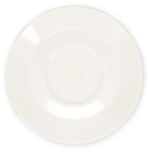 Biały porcelanowy spodek ø 16,5 cm Barista – BonBistro