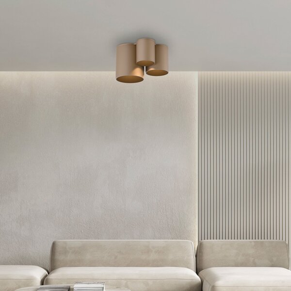 Lampa Sufitowa PURE, Point, ściemnialny, antyczny mosiądz, łazienka, metal, nowoczesny