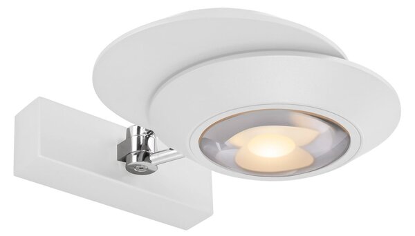 Lampa Ścienna PURE, Oculis, ściemnialny, biały, sypialnia, metal, nowoczesny