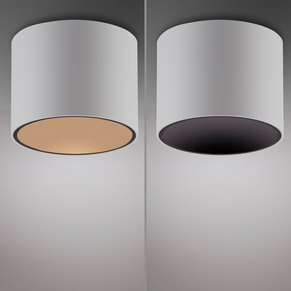 Lampa Sufitowa PURE, Point, ściemnialny, biały, łazienka, metal, nowoczesny