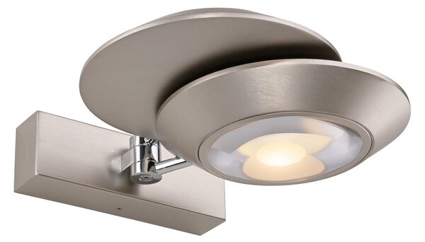 Lampa Ścienna PURE, Oculis, ściemnialny, metaliczny, sypialnia, metal, nowoczesny