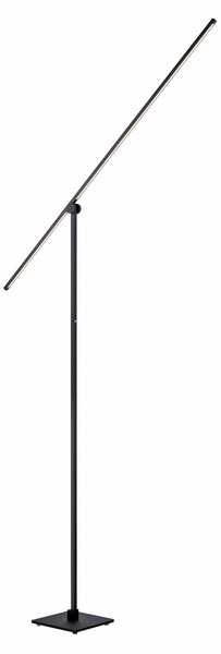 Lampa Podłogowa PURE, PURE Grafo, ściemnialny, czarny, salon, metal, nowoczesny