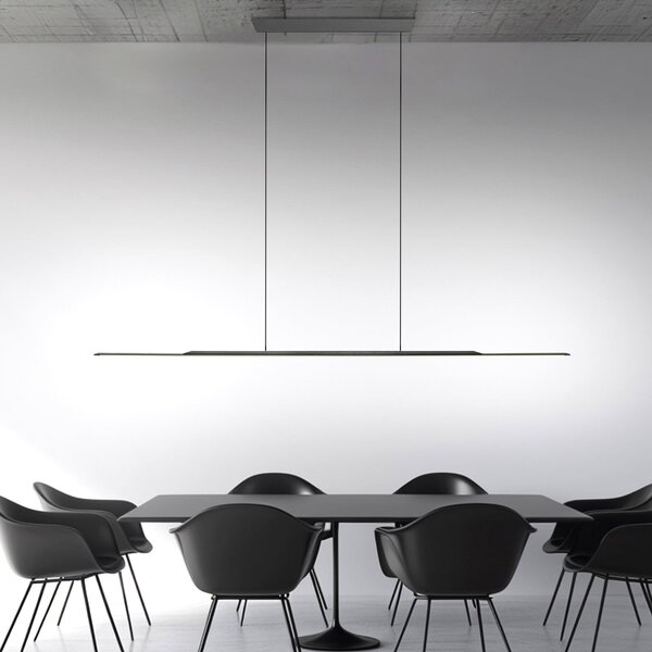 Lampa Wisząca PURE, Surface, ściemnialny, szary, salon, aluminium, nowoczesny