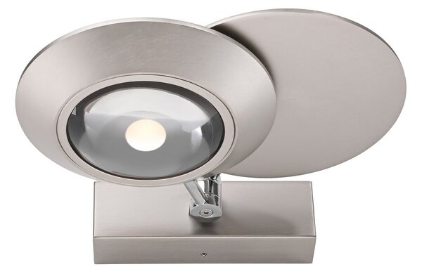 Lampa Ścienna PURE, Oculis, ściemnialny, metaliczny, sypialnia, metal, nowoczesny