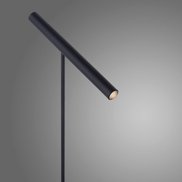Lampa Stołowa PURE, Pure Tutua, ściemnialny, czarny, salon, metal, nowoczesny