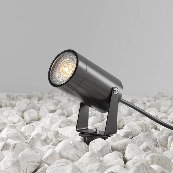 Maytoni Reflektor z grotem ziemnym Scope, czarny, aluminium, IP65 możliwość ściemniania, czarny, aluminium, nowoczesny