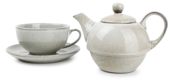 Zielony kamionkowy dzbanek do herbaty 400 ml Artisan – Salt&Pepper