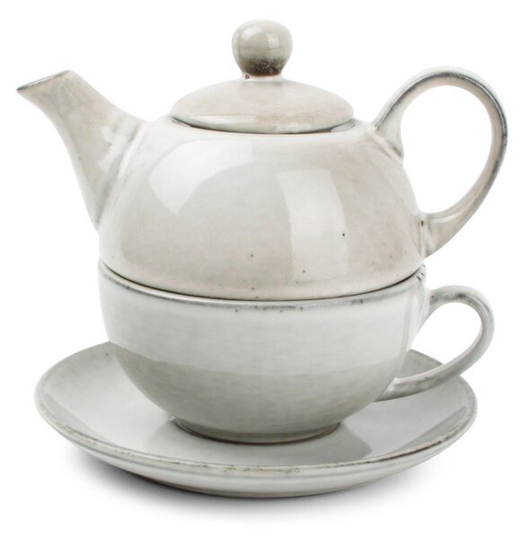 Zielony kamionkowy dzbanek do herbaty 400 ml Artisan – Salt&Pepper