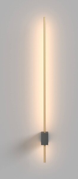 Maytoni Kinkiet LED Pars, czarny, salon / jadalnia, aluminium, nowoczesny