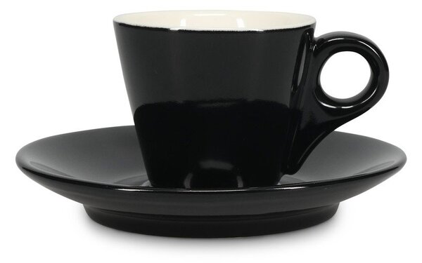 Czarny porcelanowy spodek ø 12,5 cm Barista – BonBistro