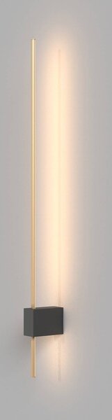 Maytoni Kinkiet LED Pars, czarny, salon / jadalnia, aluminium, nowoczesny