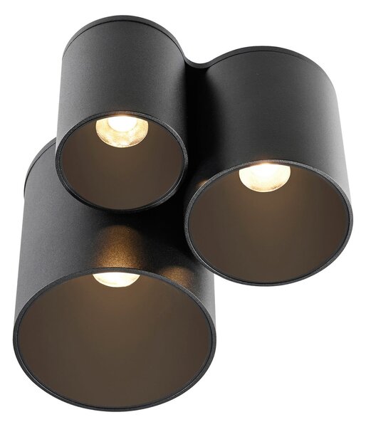 Lampa Sufitowa PURE, Point, ściemnialny, czarny, łazienka, metal, nowoczesny