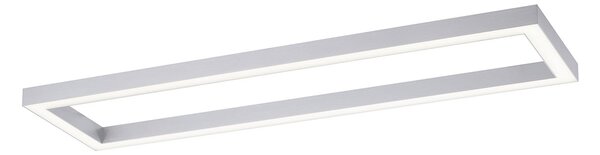 Lampa Sufitowa PURE, PURE Lines Square, ściemnialny, szary, salon, metal, nowoczesny