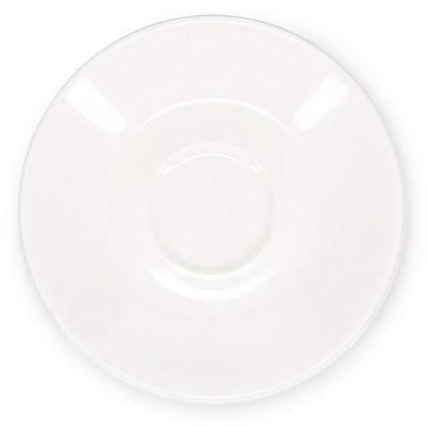 Biały porcelanowy spodek ø 12,5 cm Barista – BonBistro