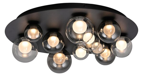 Lampa Sufitowa PURE, Popup, ściemnialny, szary, salon, metal