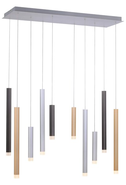 Lampa Wisząca PURE, Gemin, ściemnialny, salon, metal, nowoczesny