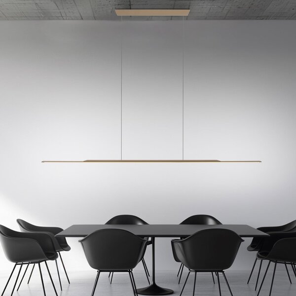 Lampa Wisząca PURE, Surface, ściemnialny, antyczny mosiądz, salon, aluminium, nowoczesny