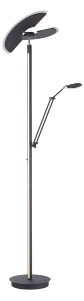 Lampa Podłogowa PURE, PURE Mutil, ściemnialny, czarny, salon, metal, nowoczesny