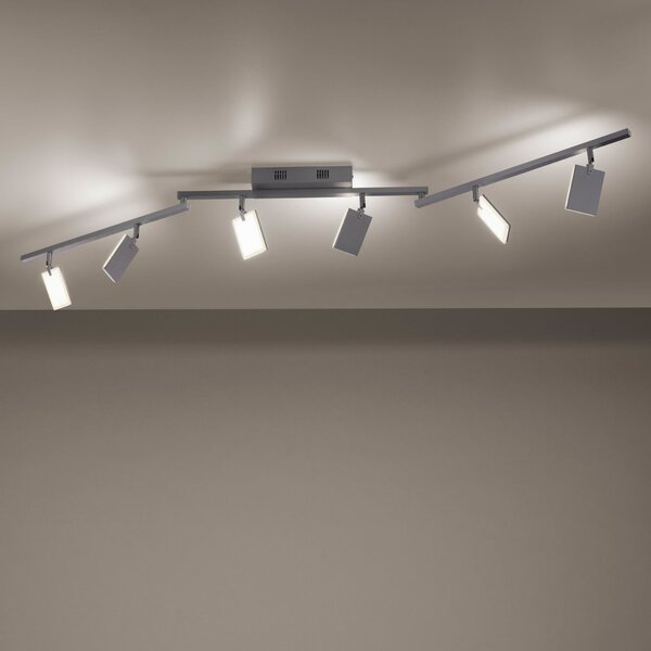 Lampa Sufitowa PURE, Mira, ściemnialny, metaliczny, salon, metal, nowoczesny