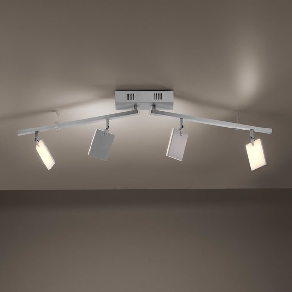 Lampa Sufitowa PURE, Mira, ściemnialny, metaliczny, salon, metal, nowoczesny