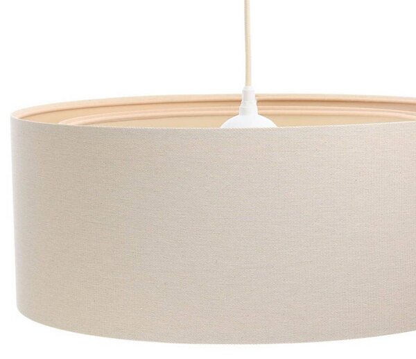 Lampa wisząca Boho Maco Design, możliwość ściemniania, kremowy / amber, salon / jadalnia, tkanina / materiał / jedwab