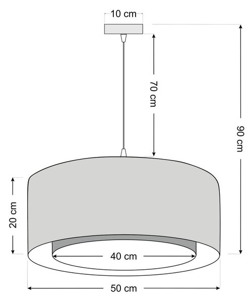 Lampa wisząca Boho Maco Design, możliwość ściemniania, kremowy / amber, salon / jadalnia, tkanina / materiał / jedwab