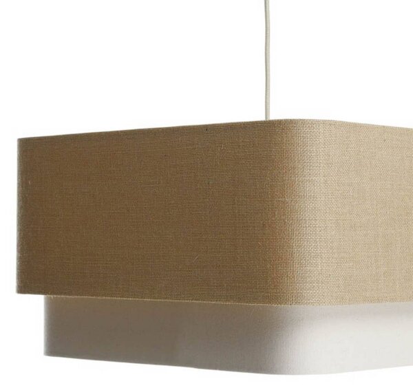 Lampa wisząca Kwadro Duo Maco Design, możliwość ściemniania, salon / jadalnia, tkanina / materiał / jedwab