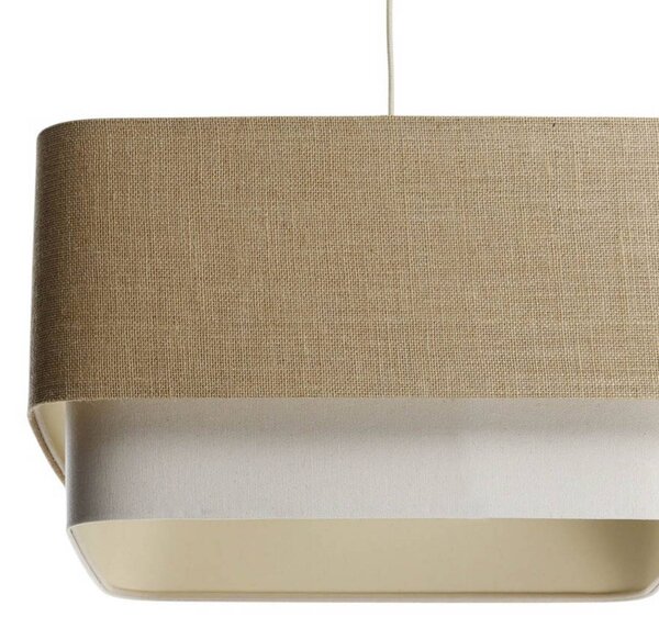 Lampa wisząca Kwadro Duo Maco Design, możliwość ściemniania, salon / jadalnia, tkanina / materiał / jedwab
