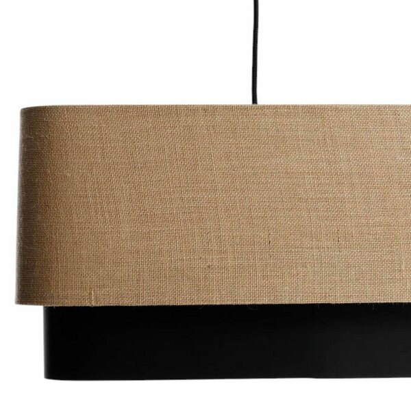 Lampa wisząca Kwadro Duo Maco Design, możliwość ściemniania, salon / jadalnia, tkanina / materiał / jedwab