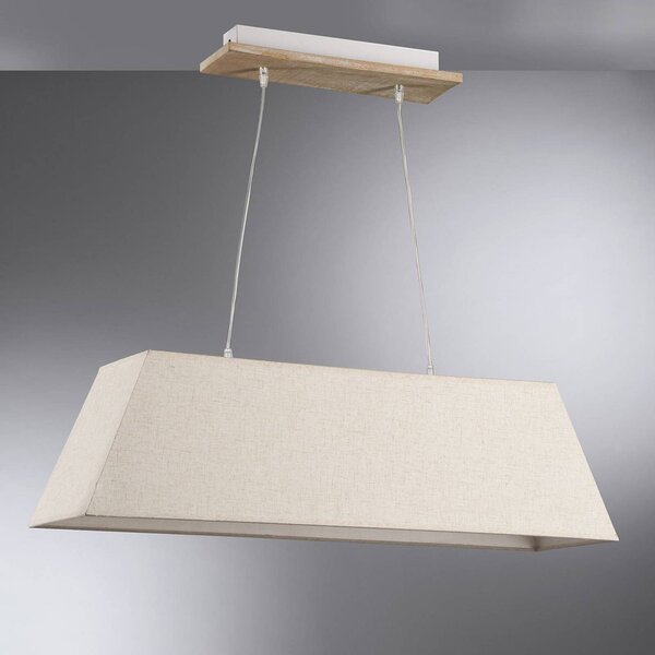 Lampa wisząca Miriel ONLI, możliwość ściemniania, jasne drewno, salon / jadalnia, drewno, skandynawski