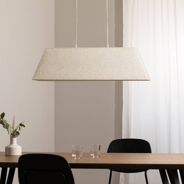 Lampa wisząca Miriel ONLI, możliwość ściemniania, jasne drewno, salon / jadalnia, drewno, skandynawski