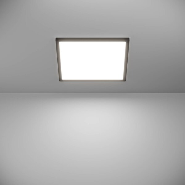 EGLO connect Inteligentna lampa sufitowa Connect Rovito-Z, możliwość ściemniania, czarny, salon / jadalnia, tworzywo sztuczne