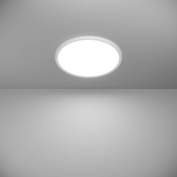 EGLO connect Inteligentna lampa sufitowa Connect Rovito-Z, możliwość ściemniania, biały / opal, salon / jadalnia, tworzywo sztuczne
