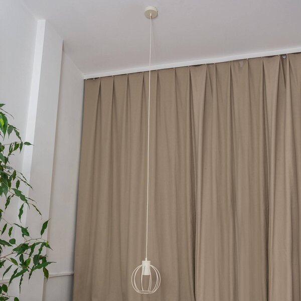 Lampa wisząca STARLIGHT HELAM, kremowy / amber, salon / jadalnia, metal