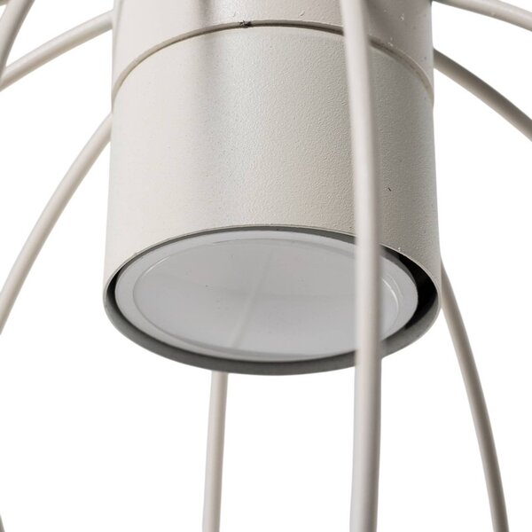 Lampa wisząca STARLIGHT HELAM, kremowy / amber, salon / jadalnia, metal